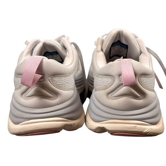 Hoka One One Gaviota 5 Women's Running SIZE 8B PINK & GRAY Shoes Stability Used! - Picture 7 of 16